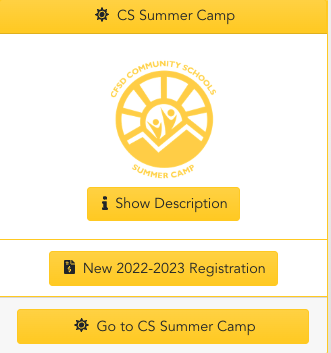 Summer camp Icon yellow